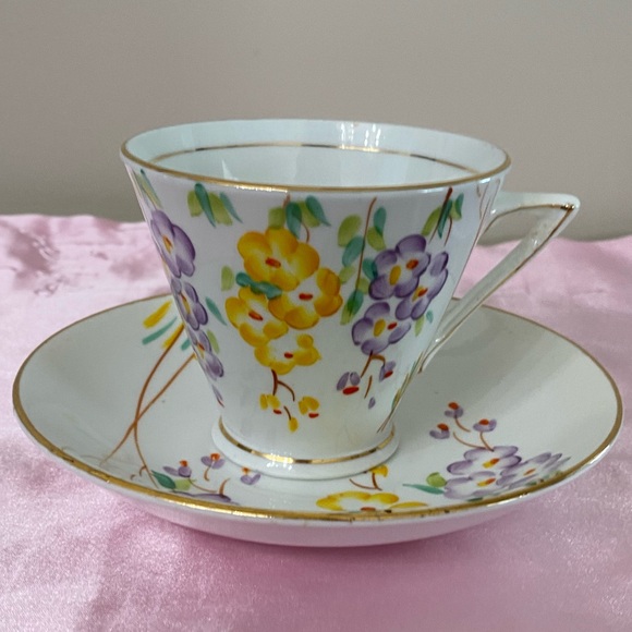 EUC VTG T. F. & S LTD PHOENIX CHINA TEACUP AND SAUCER - Picture 2 of 13